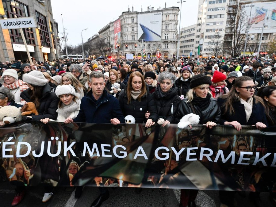 protest v Budapešti