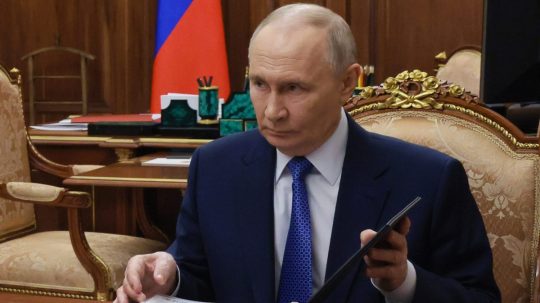 na snímke ruský prezident Vladimir Putin