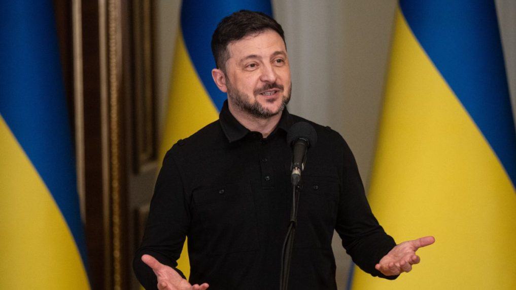Ukrajinský prezident Volodymyr Zelenskyj.