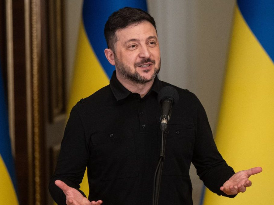 Ukrajinský prezident Volodymyr Zelenskyj.