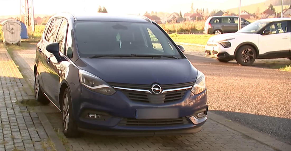 Na snímke auto pani Soni.