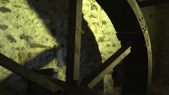 Na snímke je časť mlynu.