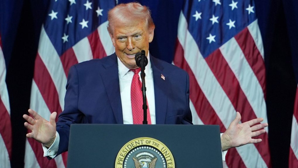 Na snímke Donald Trump.