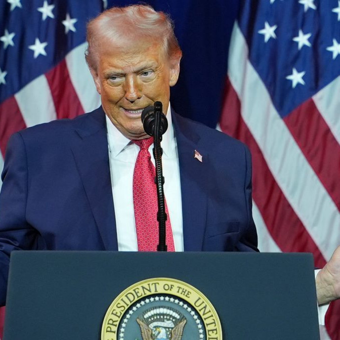 Na snímke Donald Trump.