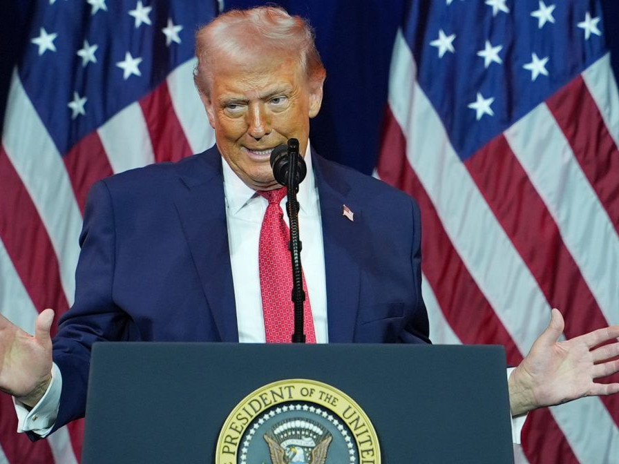 Na snímke Donald Trump.