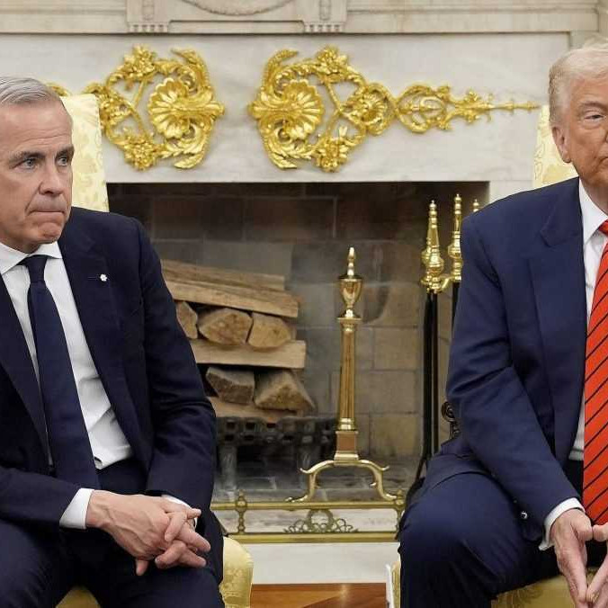 Americký prezident Donald Trump sa stretol s kanadským premiérom Markom Carneym.