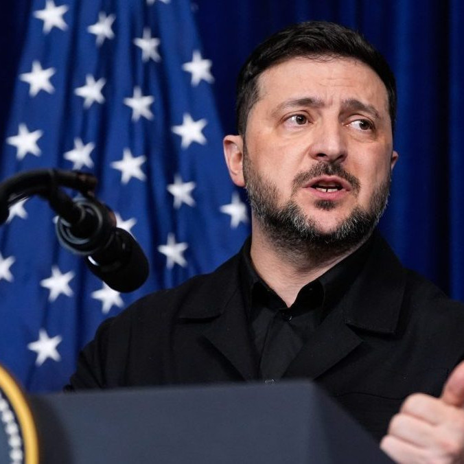 Ukrajinský prezident Volodymyr Zelenskyj.