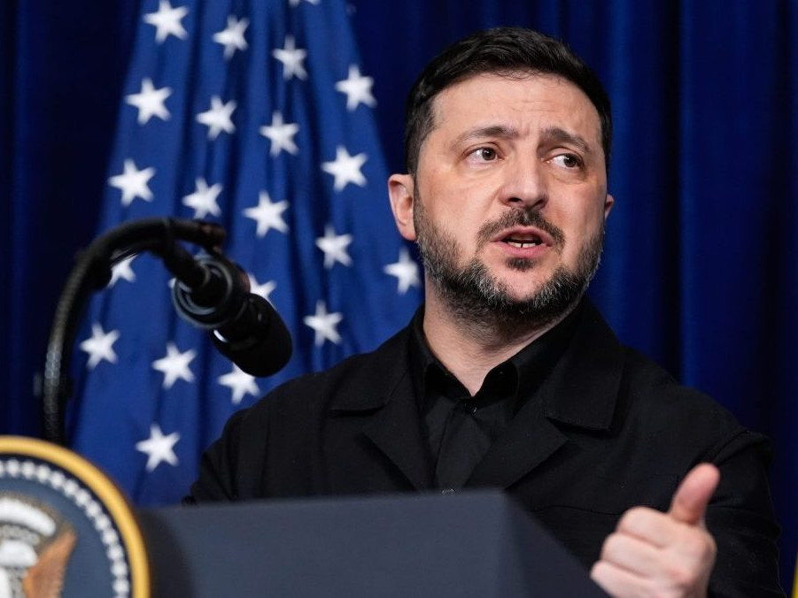 Ukrajinský prezident Volodymyr Zelenskyj.