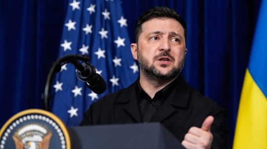 Ukrajinský prezident Volodymyr Zelenskyj.