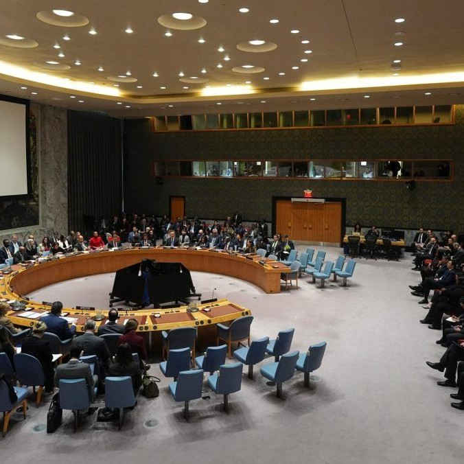 Na snímke zasadnutie Bezpečnostnej rady OSN.