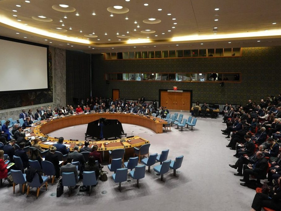 Na snímke zasadnutie Bezpečnostnej rady OSN.