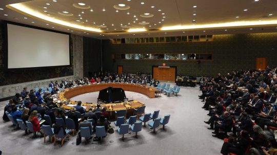 Na snímke zasadnutie Bezpečnostnej rady OSN.
