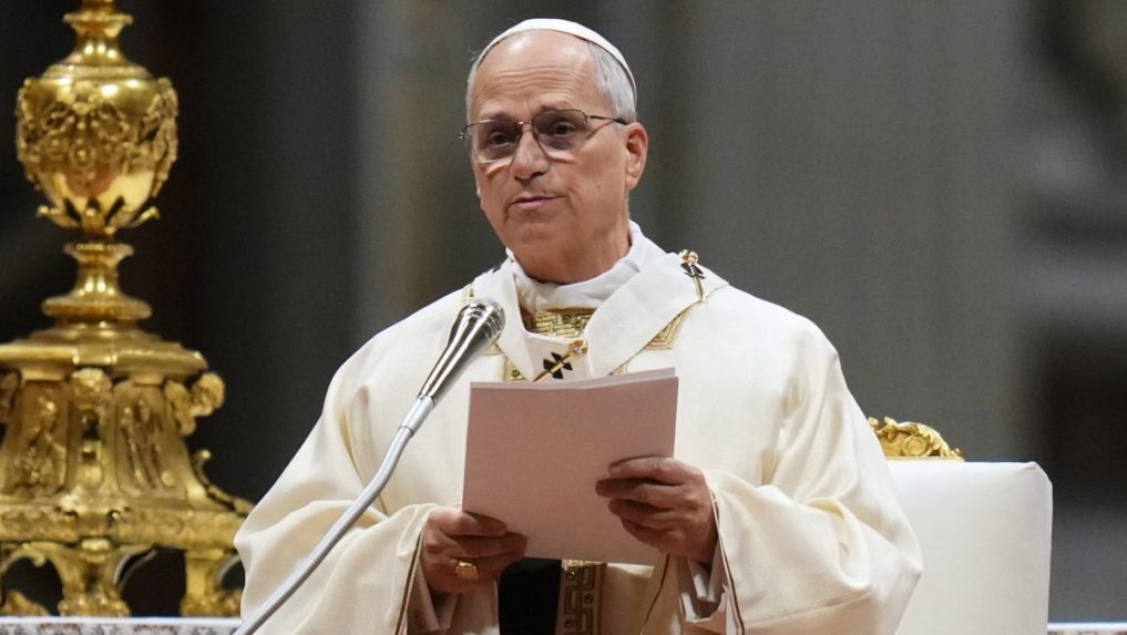 Na snímke pápež Lev XIV.