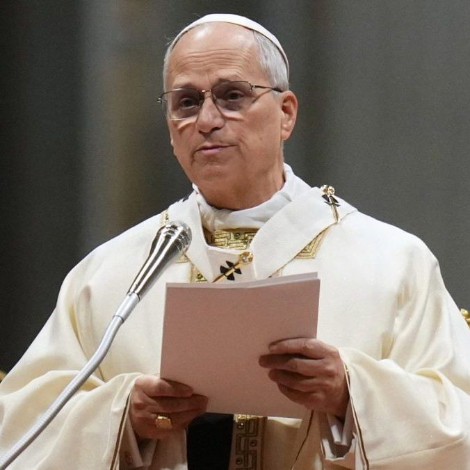 Na snímke pápež Lev XIV.