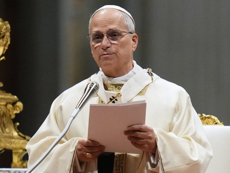 Na snímke pápež Lev XIV.