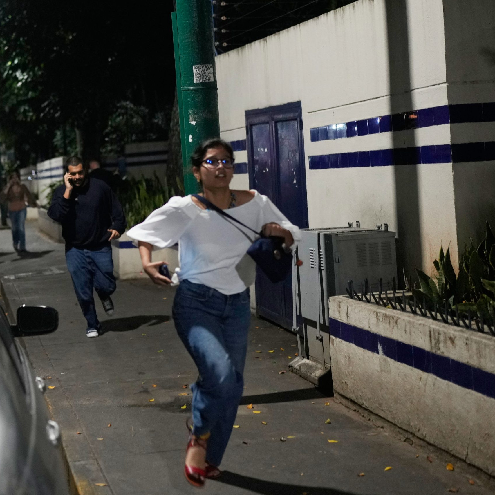 Caracas po sérii explózií.