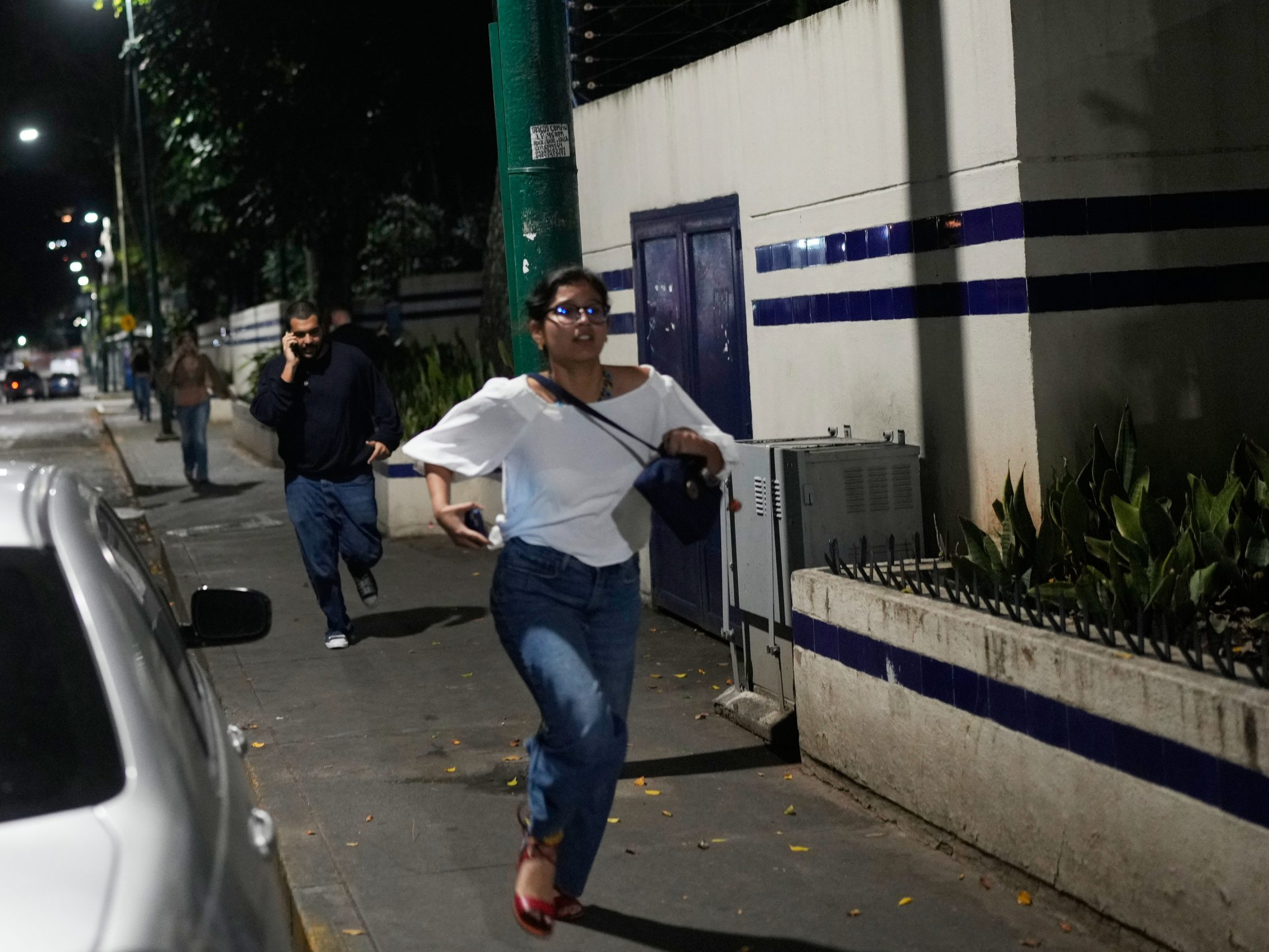 Caracas po sérii explózií.