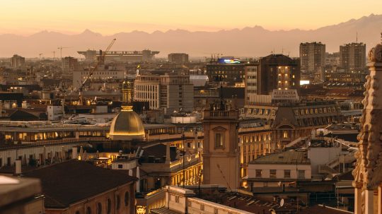 Panoráma talianskeho Milána.