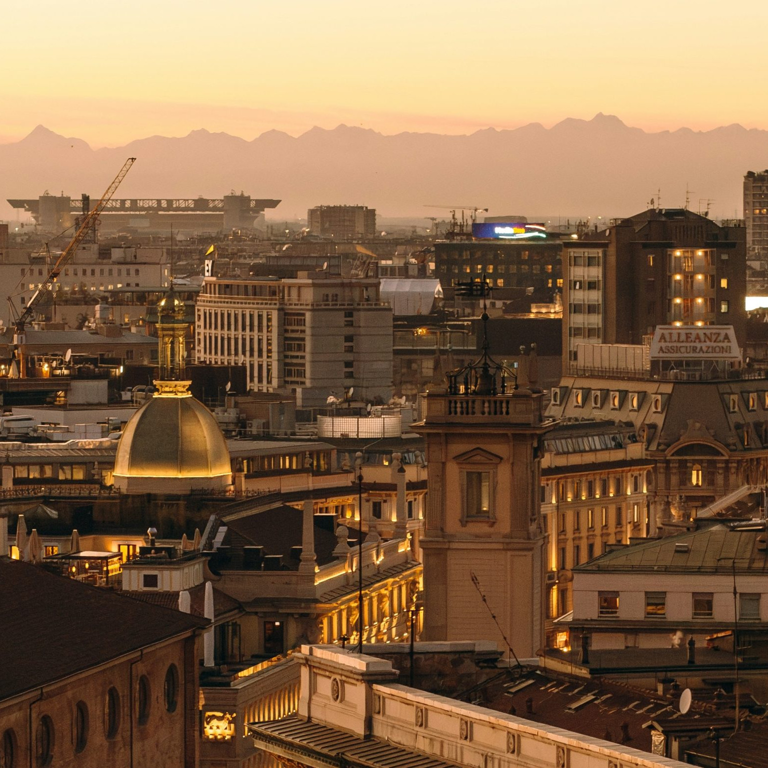 Panoráma talianskeho Milána.