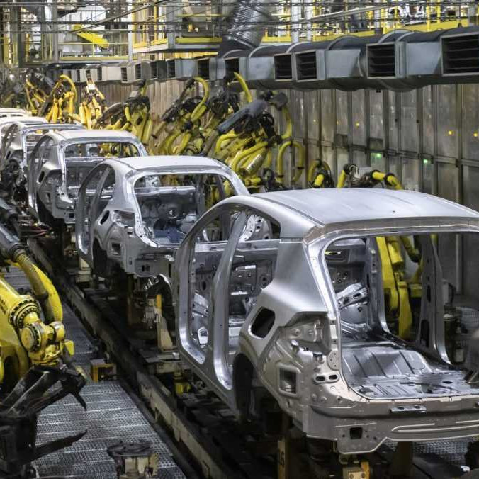 Na snímke výrobná hala automobilky Kia Slovakia.