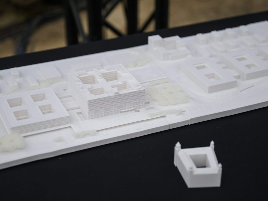 Na snímke maketa pri príležitosti oficiálneho začiatku stavby novej koncovej Národnej nemocnice generála Milana Rastislava Štefánika v bratislavských Vajnoroch.