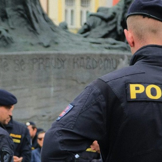 Ilustračná snímka českých policajtov.