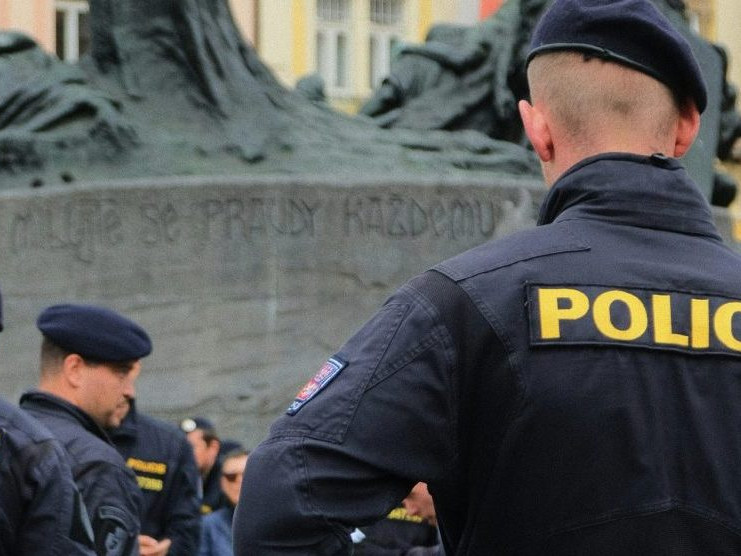 Ilustračná snímka českých policajtov.