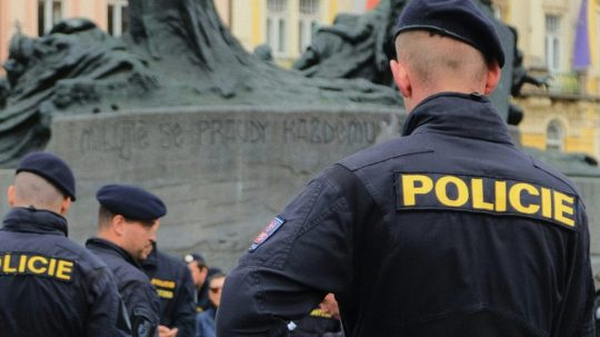 Ilustračná snímka českých policajtov.