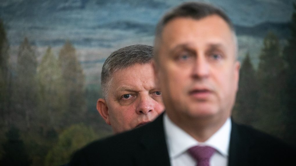 Robert Fico a Andrej Danko.
