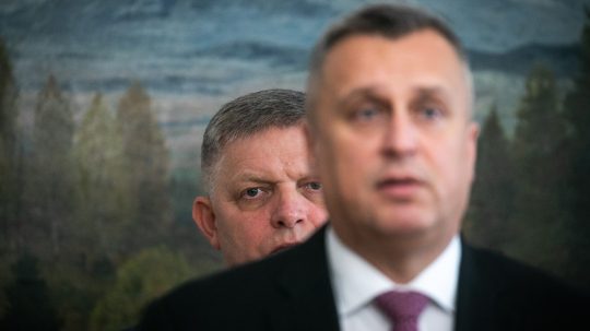 Robert Fico a Andrej Danko.