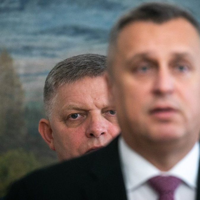 Robert Fico a Andrej Danko.