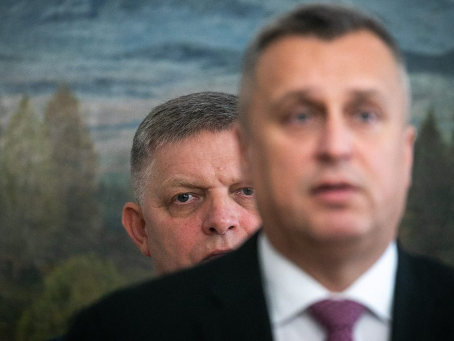 Robert Fico a Andrej Danko.