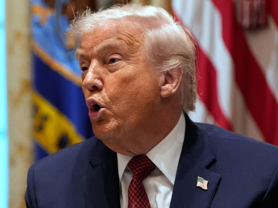 Na snímke Donald Trump.