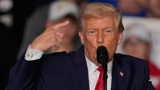 Na snímke Donald Trump.