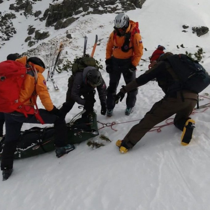 horskí záchranári v akcii