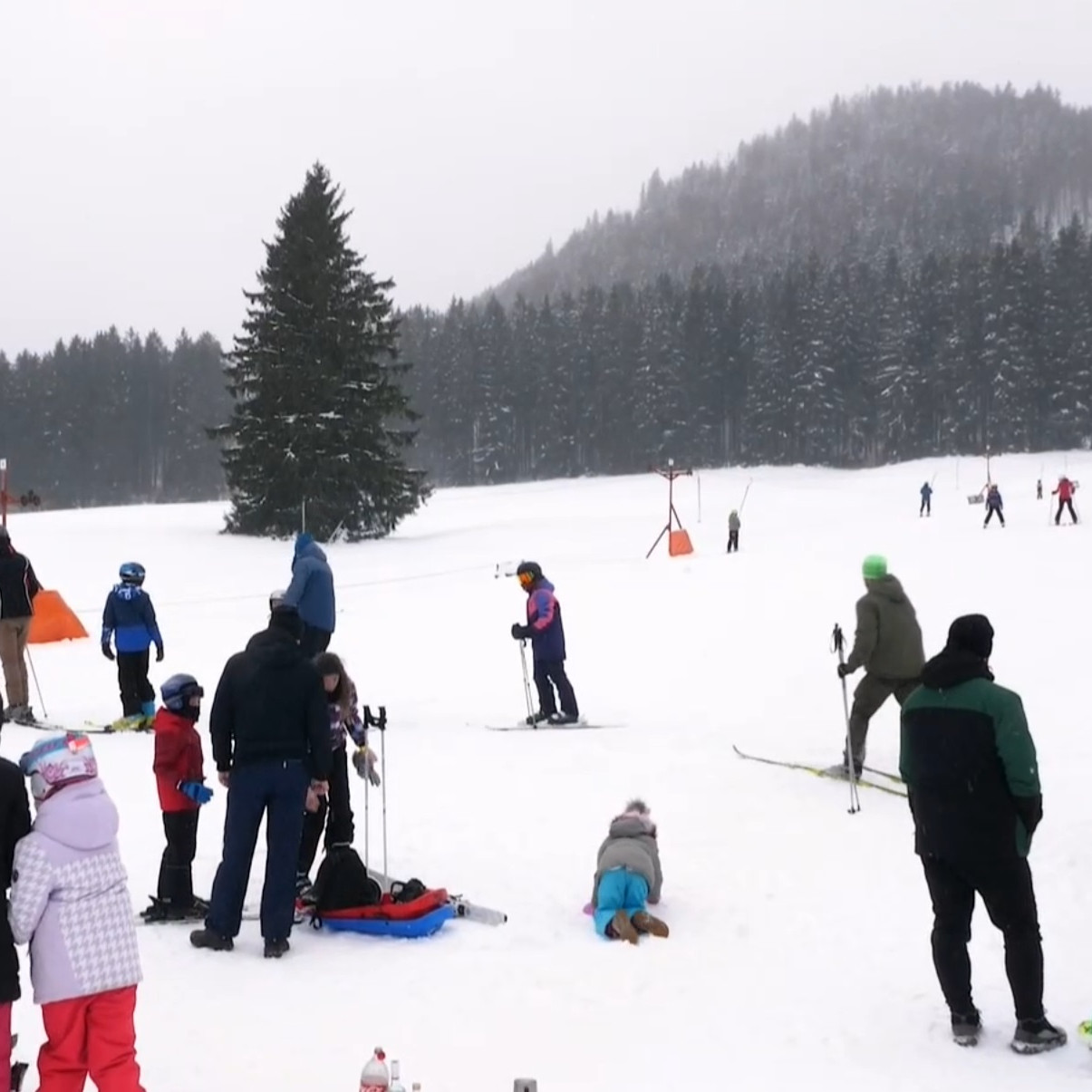 V areáli si prídu na svoje začínajúci lyžiari, sánkari aj bežkári.