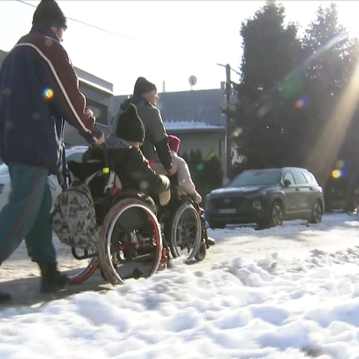 Zasnežený chodník