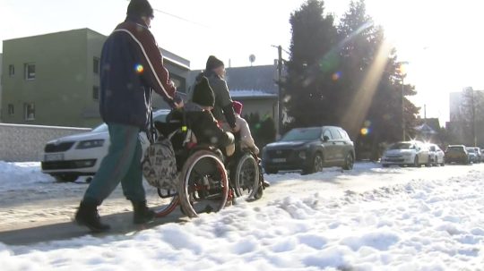 Zasnežený chodník