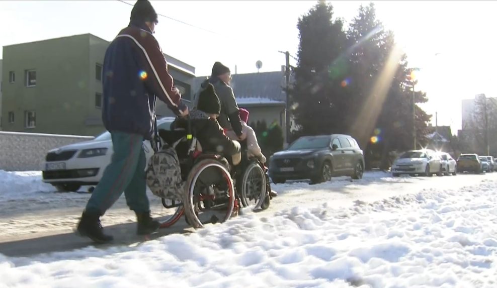 Zasnežený chodník