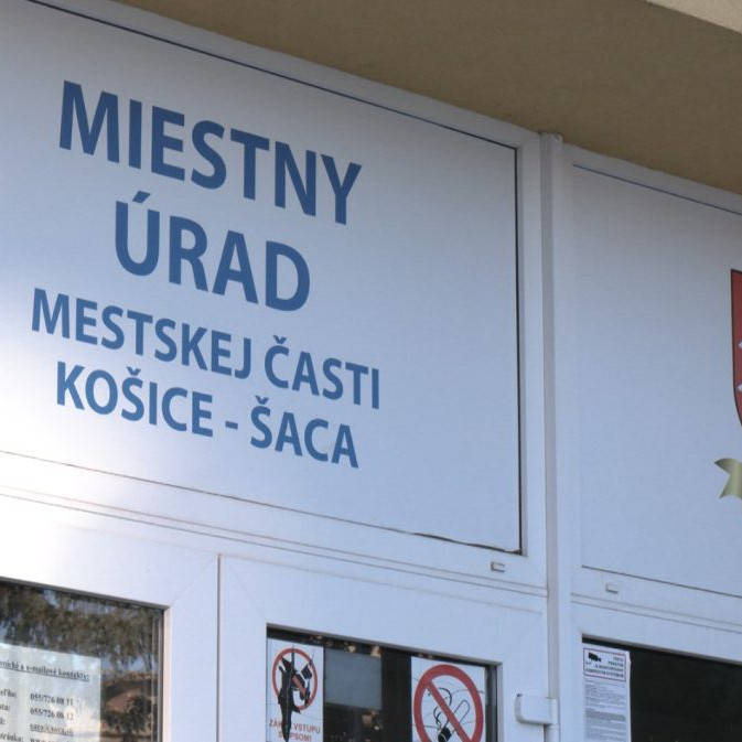 miestny úrad Košice Šaca