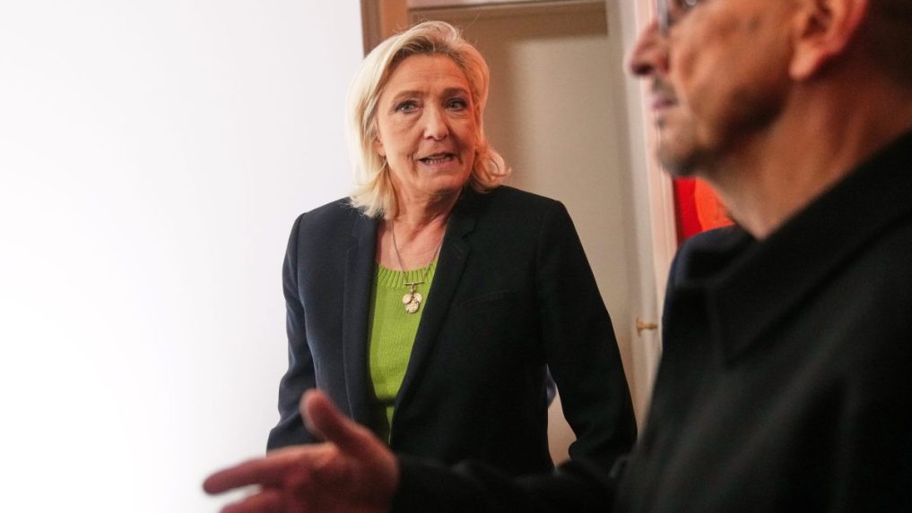 Na snímke Marine Le Penová.