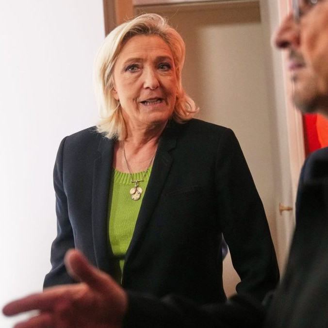 Na snímke Marine Le Penová.