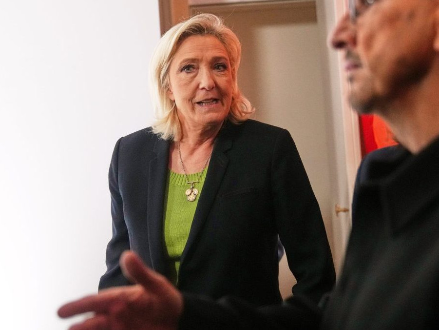 Na snímke Marine Le Penová.