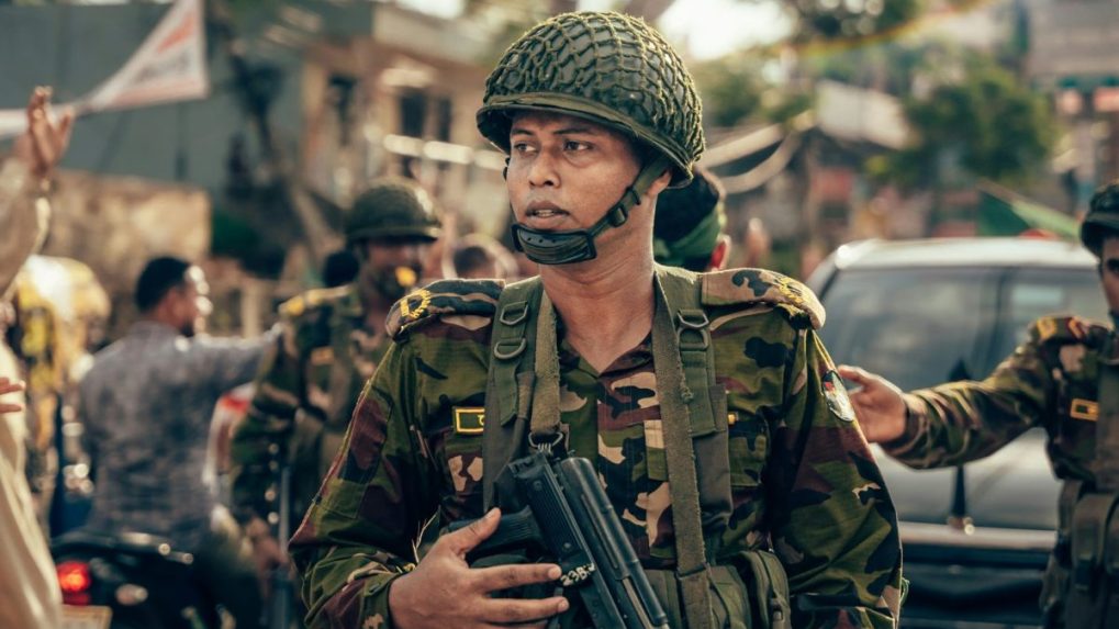 na ilustračnej snímke bangladéšsky vojak