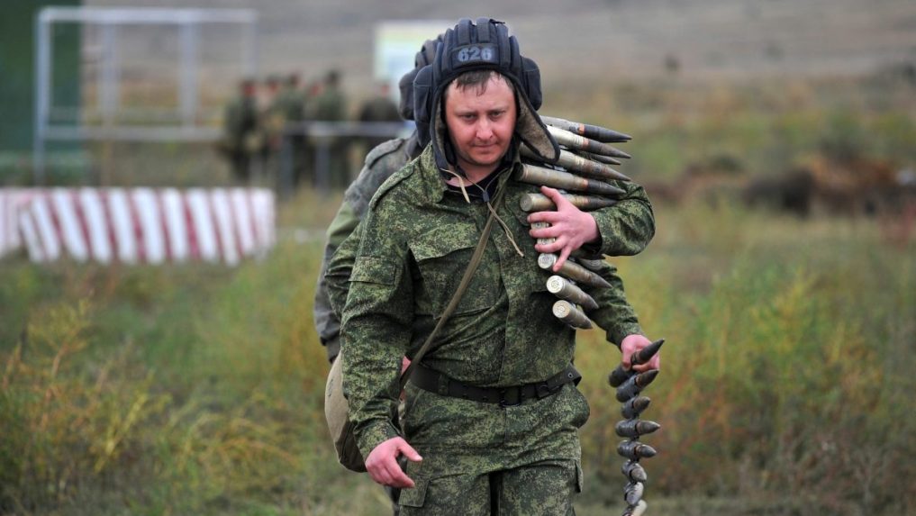 Na ilustračnej snímke ruský vojak.