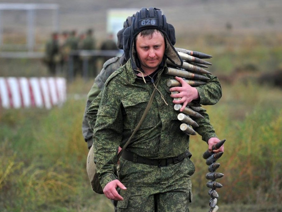 Na ilustračnej snímke ruský vojak.