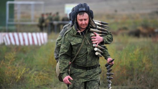 Na ilustračnej snímke ruský vojak.