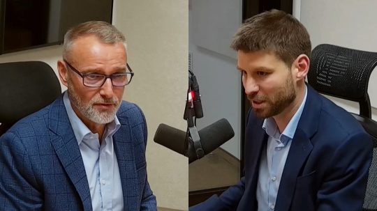 Richard Raši a Michal Šimečka.
