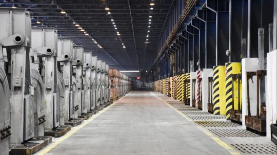 Hlinikáreň Slovalco v Žiari nad Hronom.