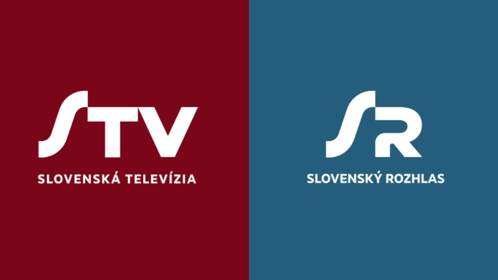 Nové logo Slovenskej televízie a Slovenského rozhlasu.